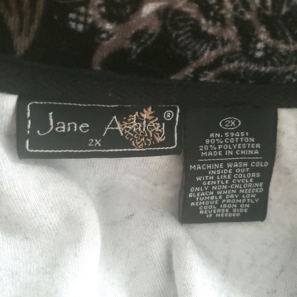 FLASH SALE 🔥 Jane Ashley Full Zip Velour Jacket Size 2X - Picture 5 of 5